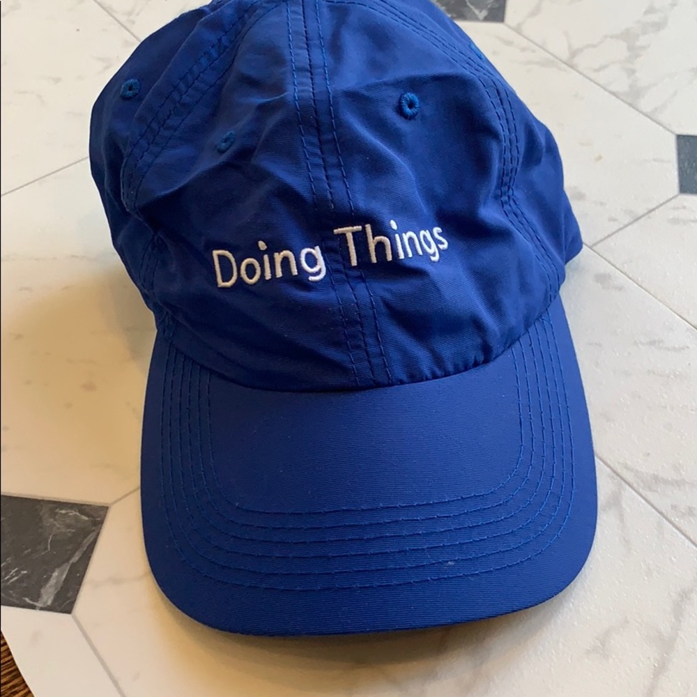 Doing things hat